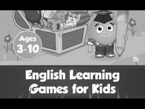 Fun English: Language studying games for teenagers ages 3-10 to be taught to read, converse & spell
