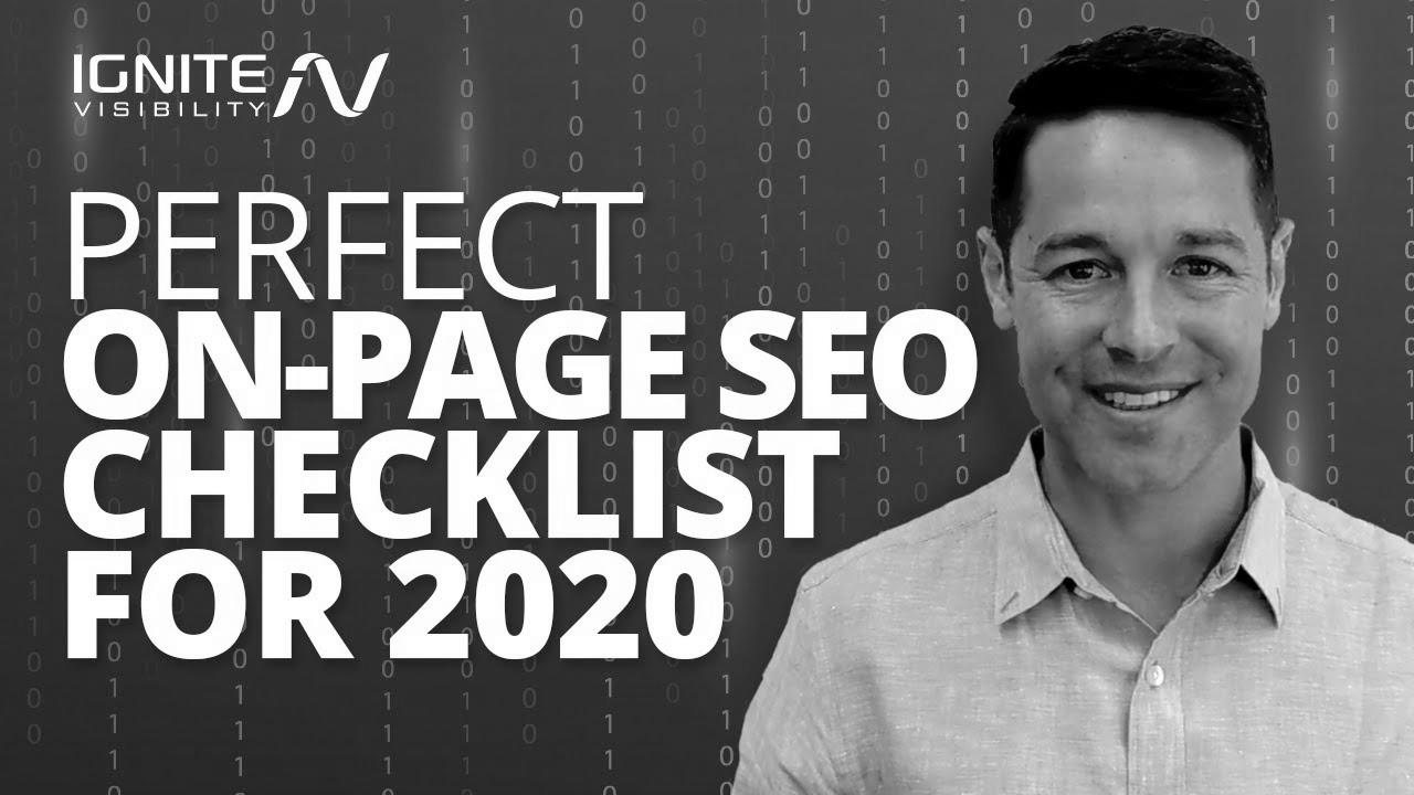 21 Level On-Web page SEO Checklist (Rank #1 In 2020)