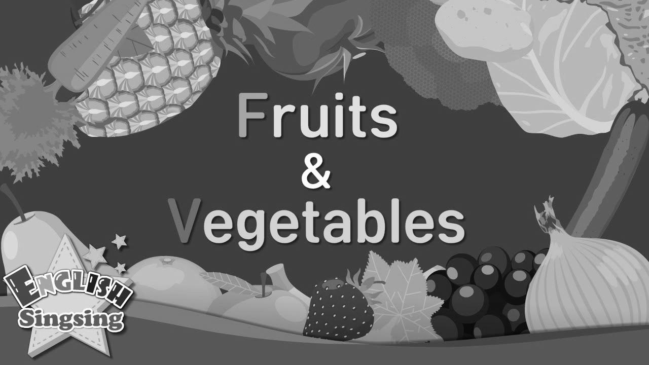 Kids vocabulary -[Old] Fruits & Vegetables – Learn English for kids – English instructional video