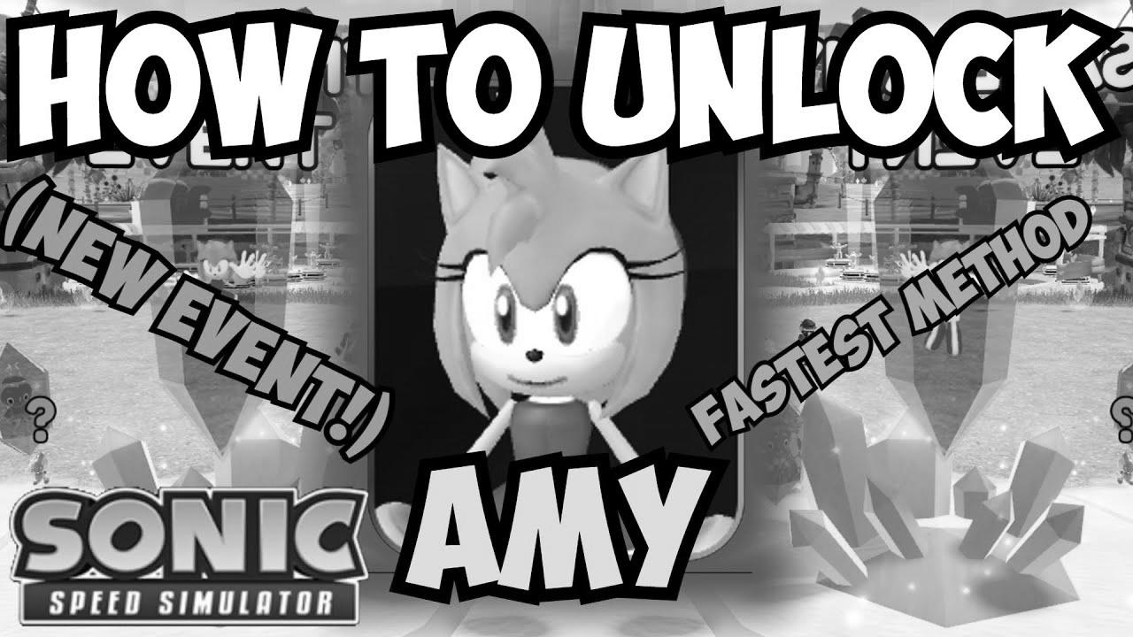 How you can Get Amy FAST in Sonic Speed ​​Simulator!  New Updates and Events!