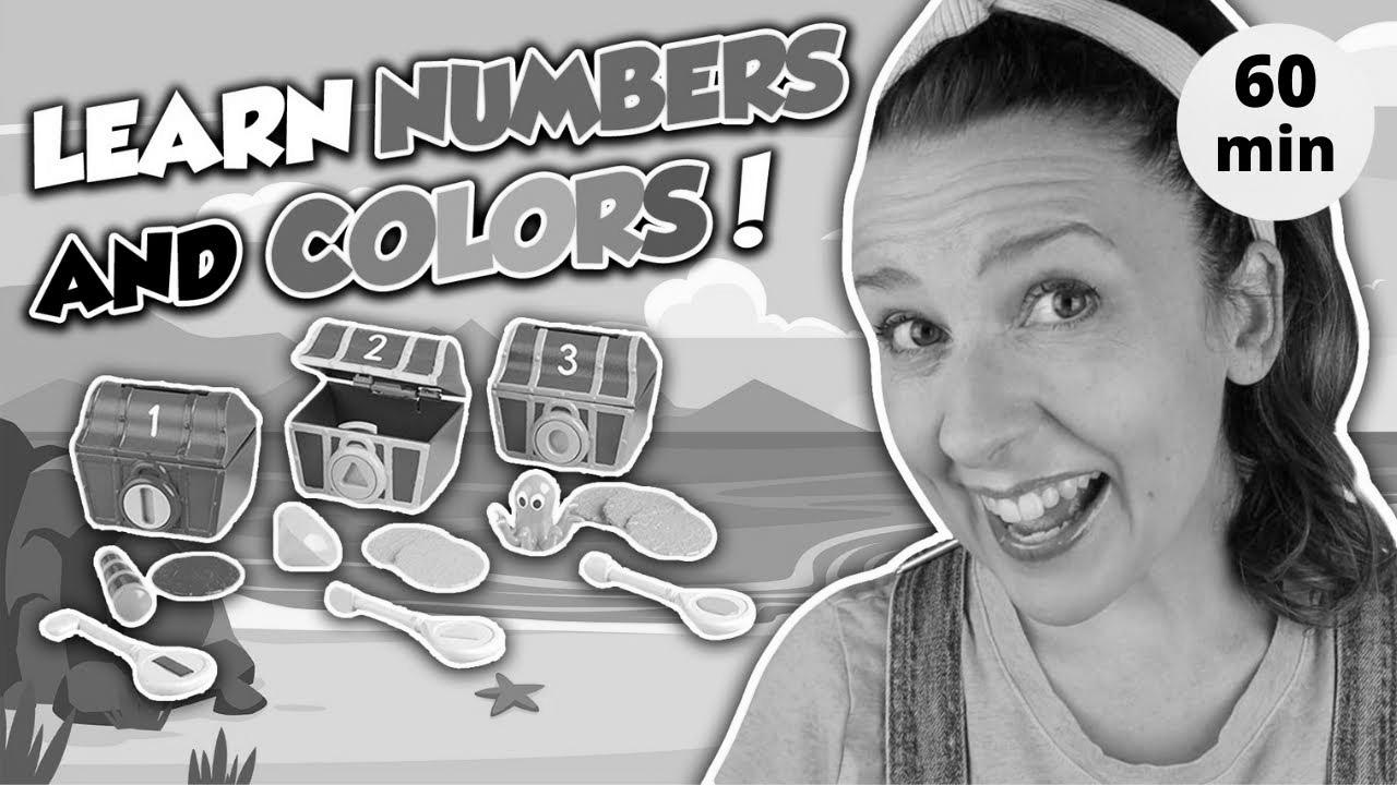 Learn Numbers, Colours, Counting and Shapes with Ms Rachel |  Learning Videos for Toddlers in English