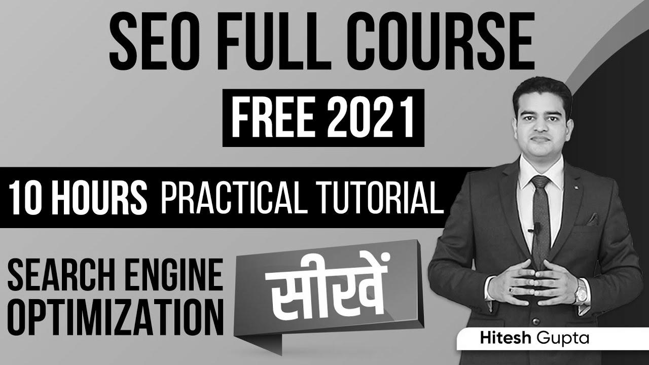 SEO Course for Newbies Hindi |  Search Engine Optimization Tutorial |  Advanced web optimization Full Course FREE