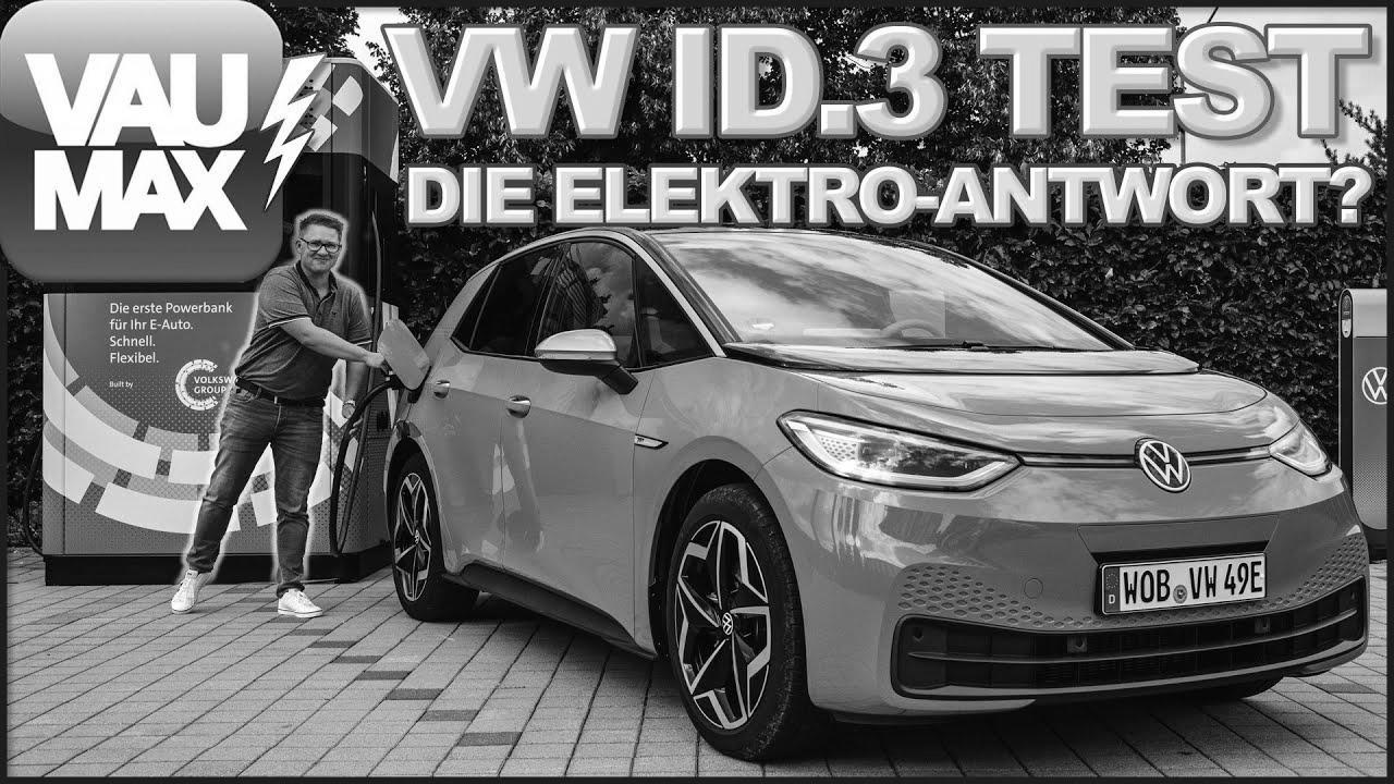 VW ID.3 – The electrical answer?  Driving report, technology & capabilities in test |  VAUMAXtv