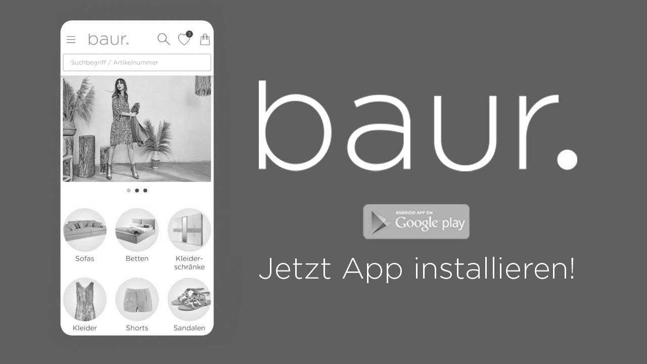 Trend, residing & expertise – the BAUR app