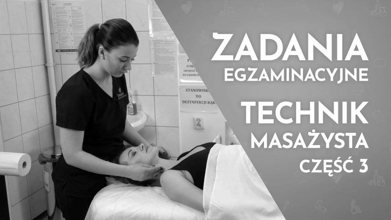 Egzamin Technique Masażysta |  Masaż klasyczny mięsień mostkowo-obojczykowo-sutkowy strona lewa i prawa