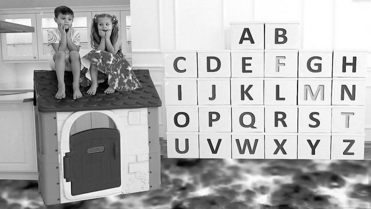 ABC Study English Alphabet with Diana and Roma