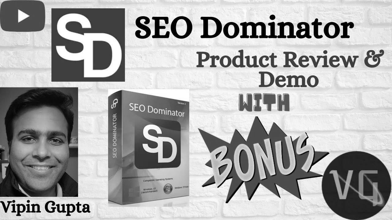 ✌️💰 ”SEO Dominator” Evaluate 🛑 STOP!  Buy it with my FREE BONUSES 🎁🎁 💰 ✌️